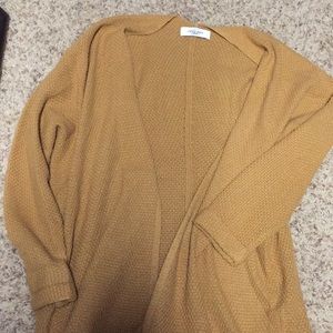 Haven Mustard Cardigan Carly Jean Los Angeles